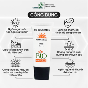 BIO SUNSCREEN – Kem chống nắng vật lý, dịu nhẹ cho da nhạy cảm