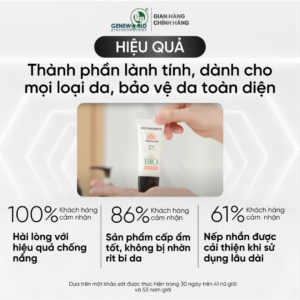 BIO SUNSCREEN – Kem chống nắng vật lý, dịu nhẹ cho da nhạy cảm