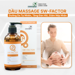 SW FACTOR MASSAGE FACE & BODY – Dầu massage chuyên sâu, thải độc & nâng cơ