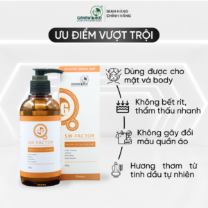 SW FACTOR MASSAGE FACE & BODY – Dầu massage chuyên sâu, thải độc & nâng cơ